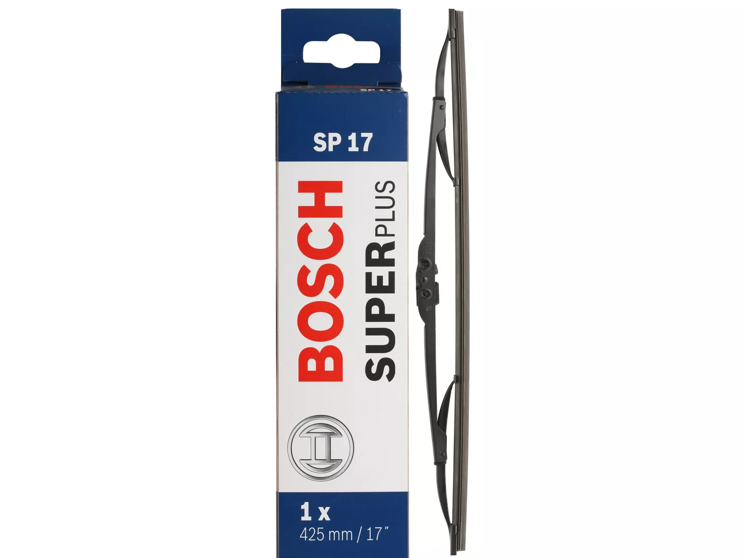 1x BOSCH 17" Super Plus Wiper Blade, SP17