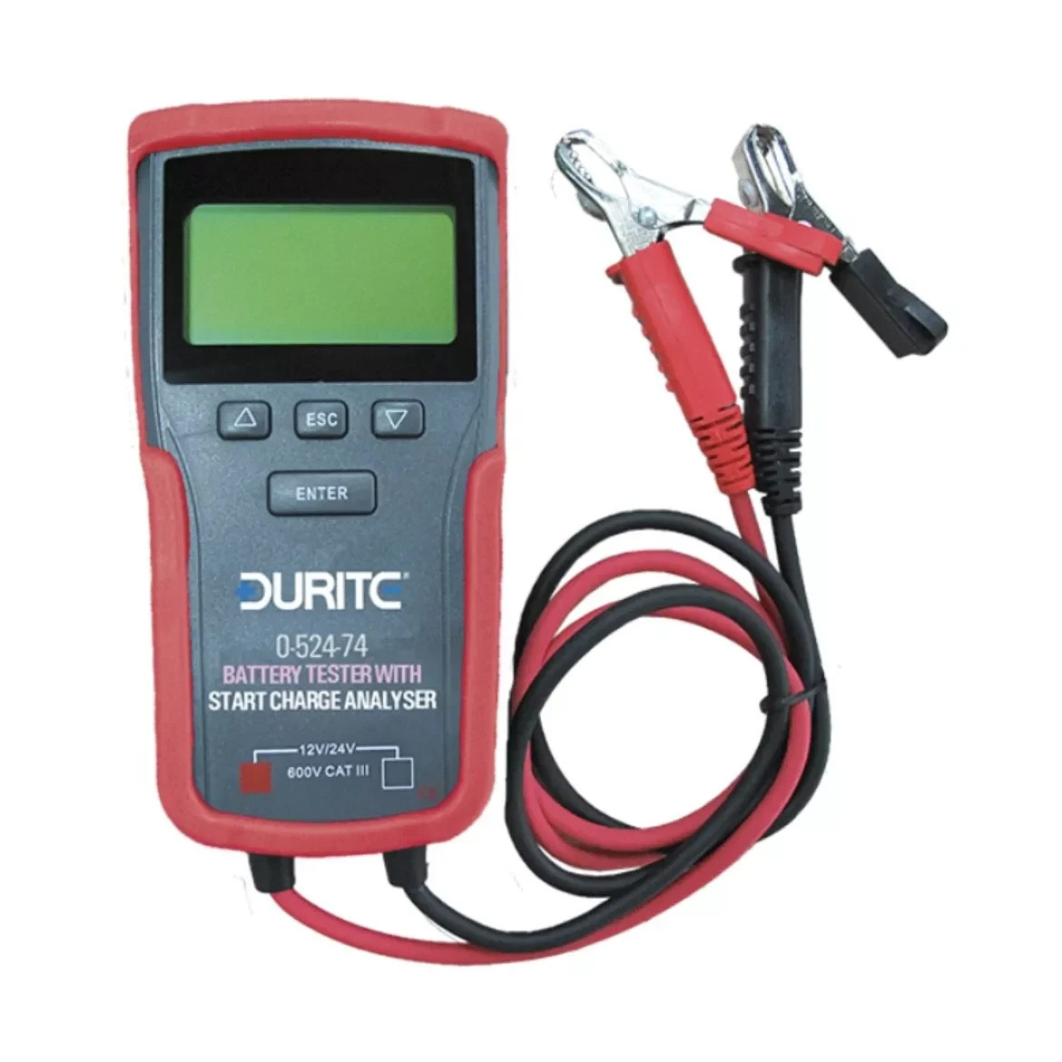 Durite, 0-524-74, Electronic Battery Tester, 12/24V